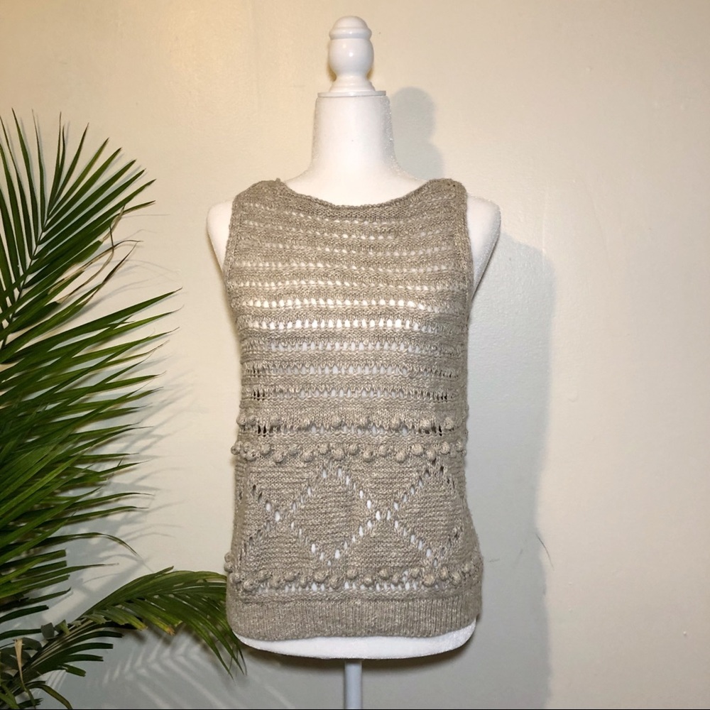 Mango Crochet Cotton/Linen Tank